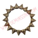 Pulsera Elastica Pinchos Dorada