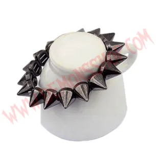Pulsera Elastica Pinchos Negra