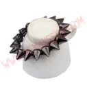 Pulsera Elastica Pinchos Negra