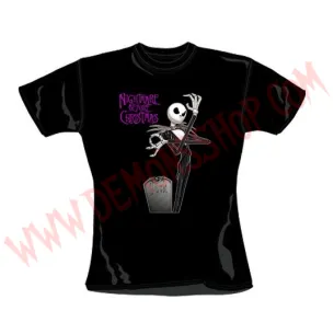 Camiseta Chica MC Pesadilla Antes de Navidad