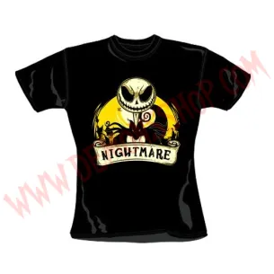 Camiseta Chica MC Pesadilla Antes de Navidad