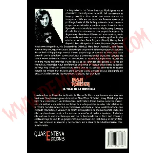Libro Iron Maiden - El Viaje De La Doncella