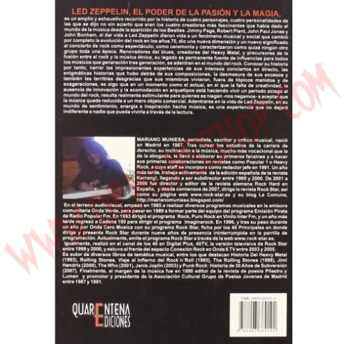 Libro Led zeppelin - el poder de la pasion y la magia