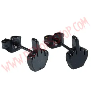 Pendientes Dedo Fuck negro