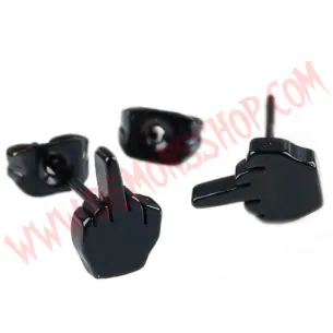 Pendientes Dedo Fuck negro 2