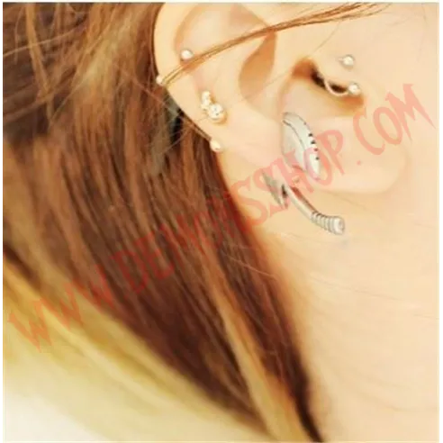 Pendientes Silver Axe