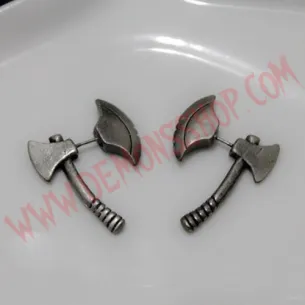 Pendientes Silver Axe