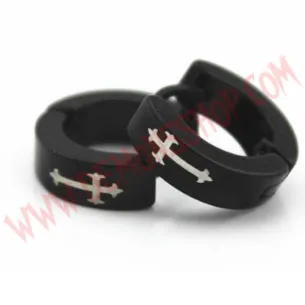 Pendientes Cross Gothic