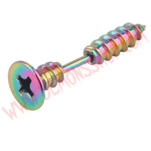 Pendiente Tornillo Multicolor
