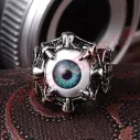 Anillo Eye Dragon Claw Azul