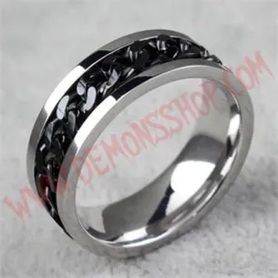 Anillo Cadena Negra