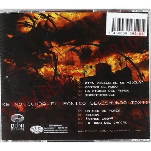 CD Segismundo Toxicomano - Ke no cunda el panico
