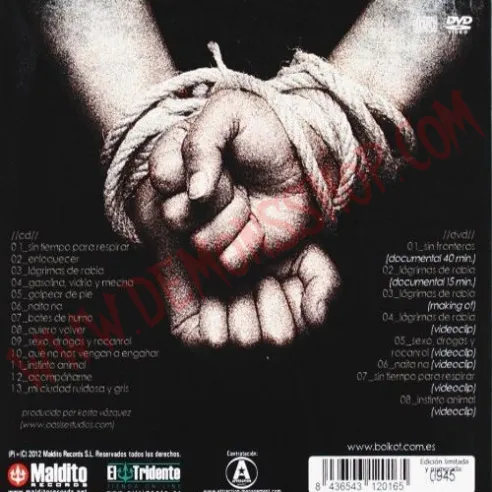 CD Boikot -Lagrimas de rabia