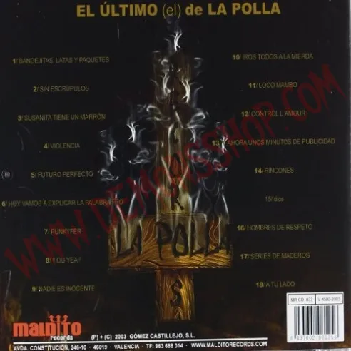 CD La Polla - El ultimo