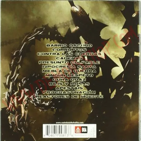 CD Soziedad Alkoholika - Cadenas de odio