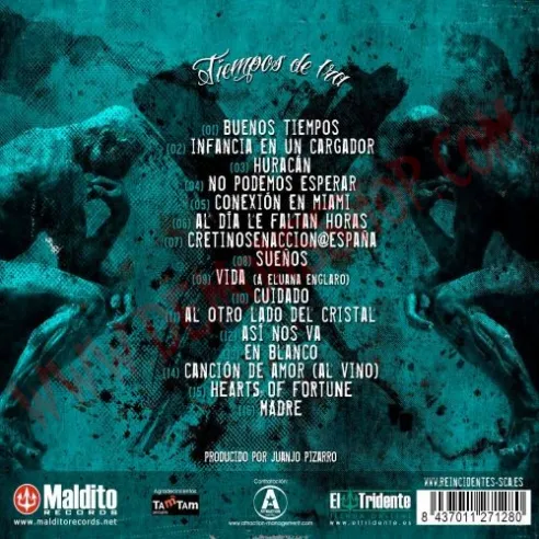 CD Reincidentes - Tiempos de ira