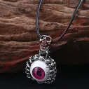 Colgante Skeleton Skull Eye Rosa