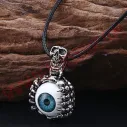 Colgante Skeleton Skull Eye Azul