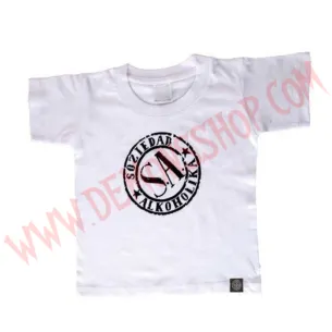 Camiseta Niño Soziedad Alkoholika (Blanca)