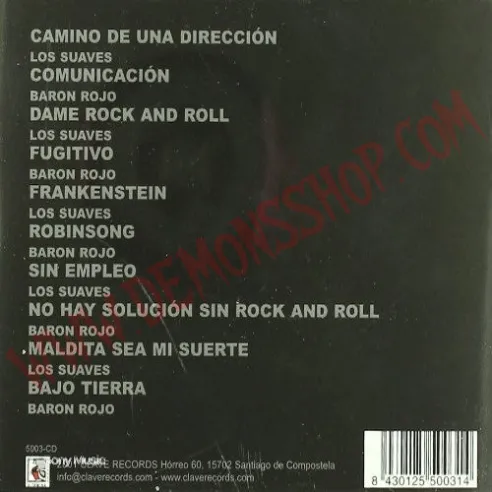 CD Los Suaves - Baron Rojo - Rock sin limites