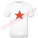 Camiseta MC Estrella Roja (Blanca)