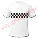 Camiseta MC SKA Damero (Blanca)