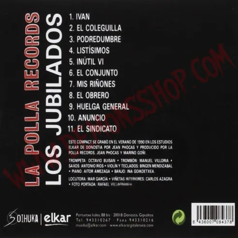 CD La Polla - Los Jubilados