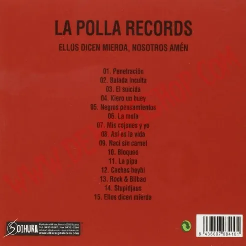 CD La Polla - Ellos dicen mierda
