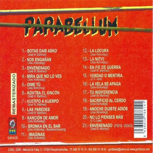 CD Parabellum - Envenenado