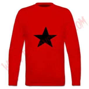 Camiseta ML Estrella Negra (Roja)