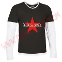 Camiseta ML Reincidentes (Negra manga Blanca)