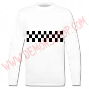 Camiseta ML SKA Damero (Blanca)