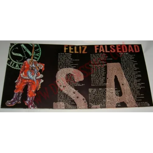 Vinilo LP Soziedad Alkoholika ‎– Feliz Falsedad