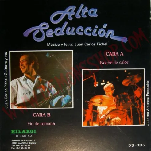 Vinilo LP Alta Seduccion ‎– Noche De Calor 
