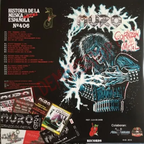 Vinilo LP Muro - Corazón De Metal 