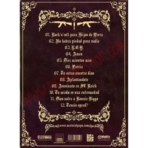 CD Rat-zinger - Rock and Roll para hijos de perra 