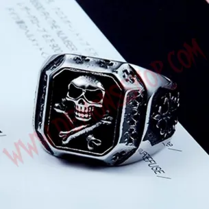 Anillo Sello Skull