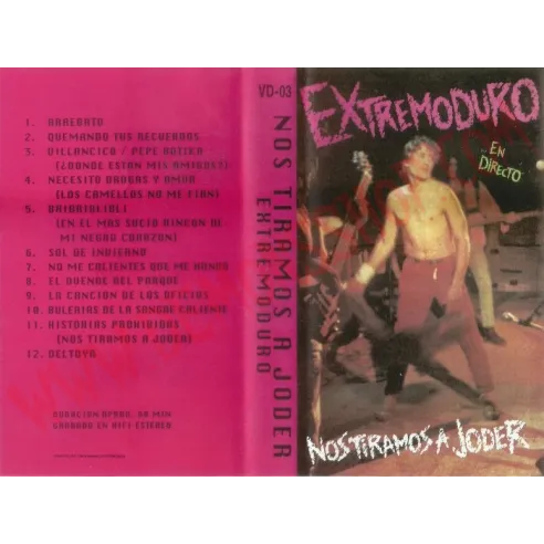 VHS Extremoduro - Nos tiramos a joder