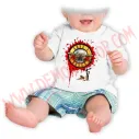 Camiseta Bebe Blanca MC Guns N Roses