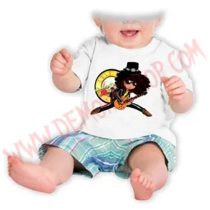 Camiseta Bebe Blanca MC Guns N Roses