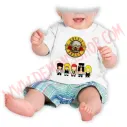 Camiseta Bebe Blanca MC Guns N Roses