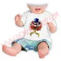 Camiseta Bebe Blanca MC Guns N Roses