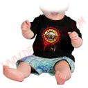 Camiseta Bebe Negra MC Guns N Roses