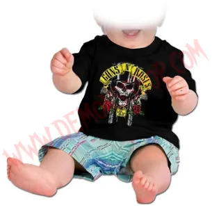 Camiseta Bebe Negra MC Guns N Roses