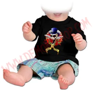 Camiseta Bebe Negra MC Guns N Roses