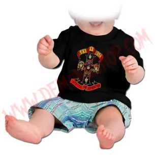 Camiseta Bebe Negra MC Guns N Roses
