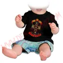 Camiseta Bebe Negra MC Guns N Roses