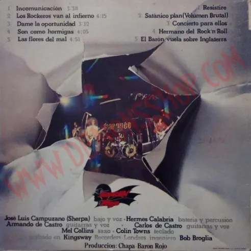 Vinilo LP Baron Rojo - Volumen brutal