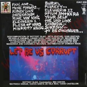 Vinilo LP Rottest Slag ‎– Let Be Us Corrupt 2