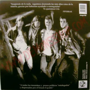 Vinilo LP Piperrak - arde ribera 2